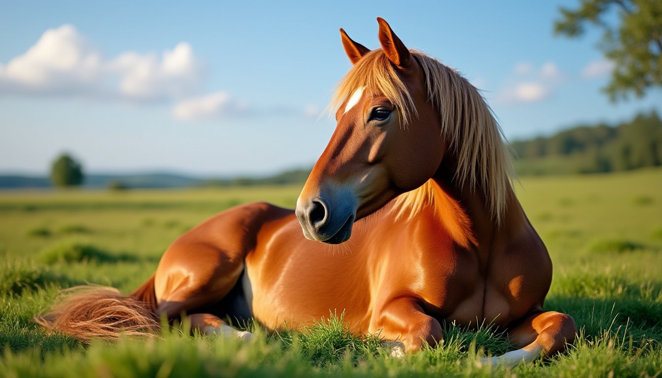 découvrez les rituels et habitudes nocturnes des chevaux. apprenez comment ces majestueux animaux dorment, les positions qu'ils adoptent et les facteurs influençant leur repos. un guide essentiel pour comprendre le sommeil équin.