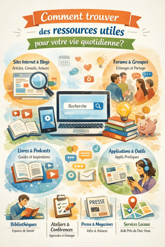 Comment trouver des ressources utiles pour votre vie quotidienne